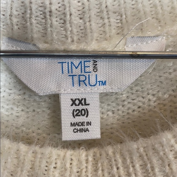 Time and tru fair isle fuzzy sweater size s/xxl - Picture 2 of 8